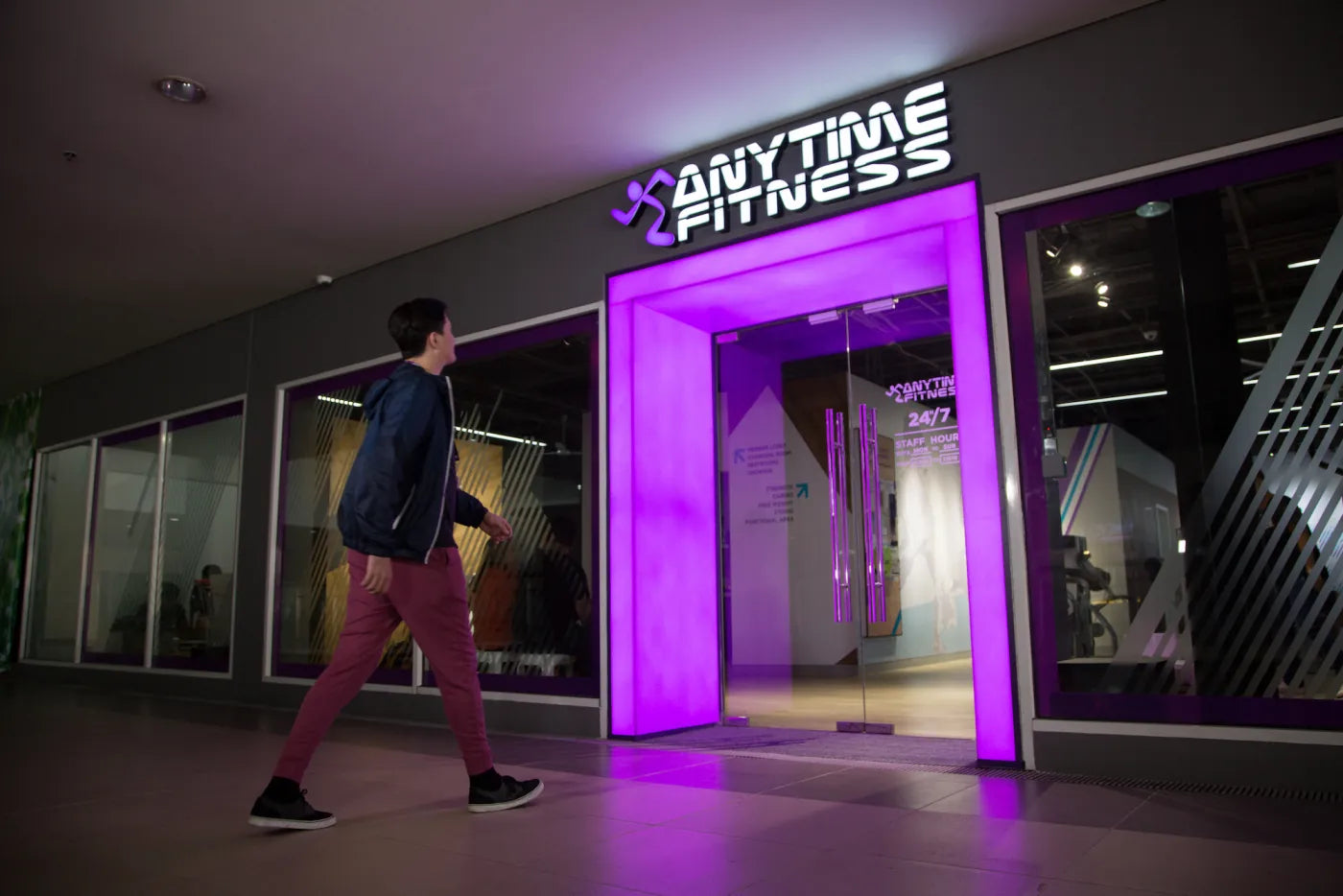 Anytime Fitness club entrance